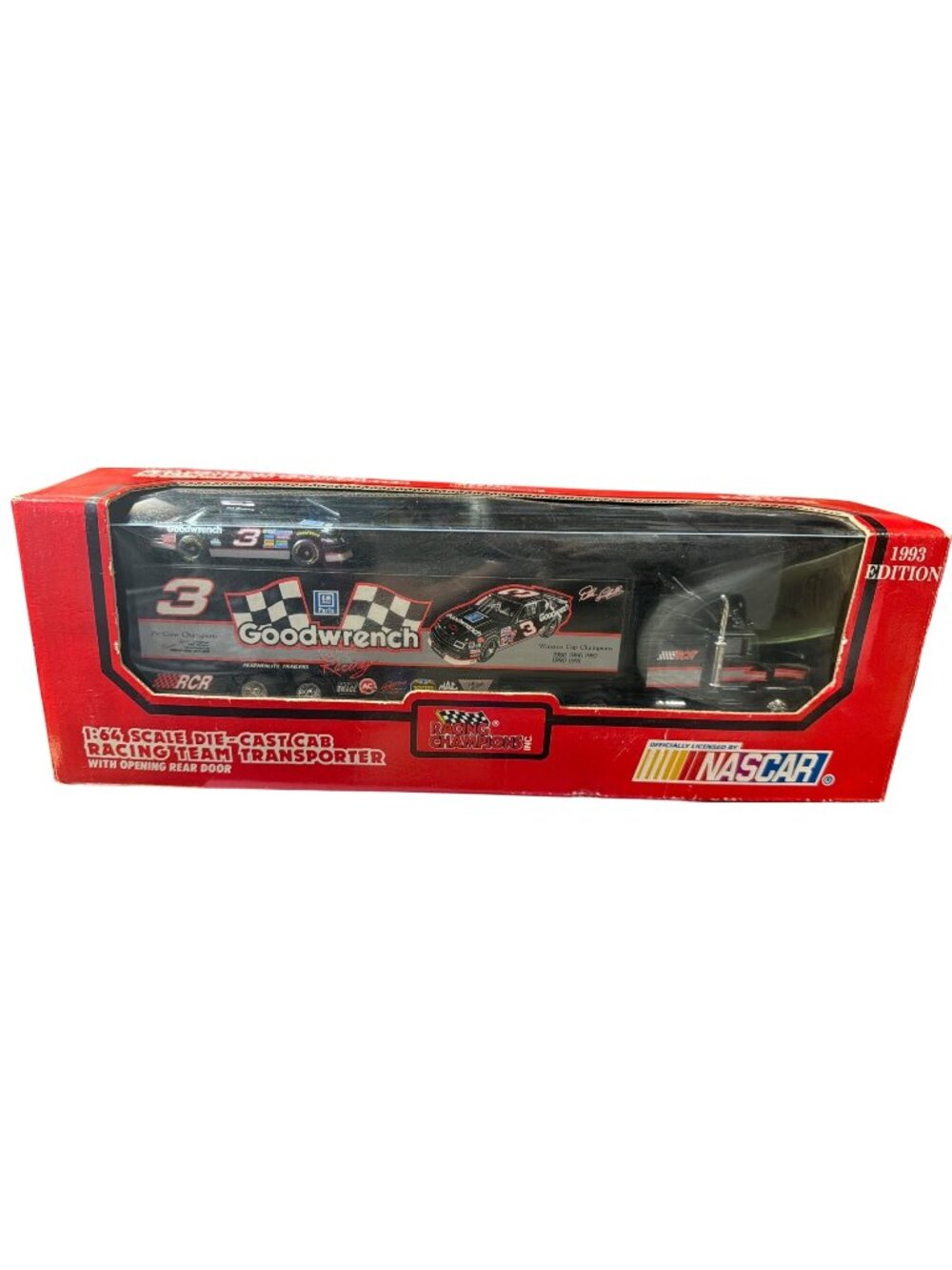 1993 Racing Champions 1:64 Scale Die-Cast Transporter & Car Dale Earnhardt #3